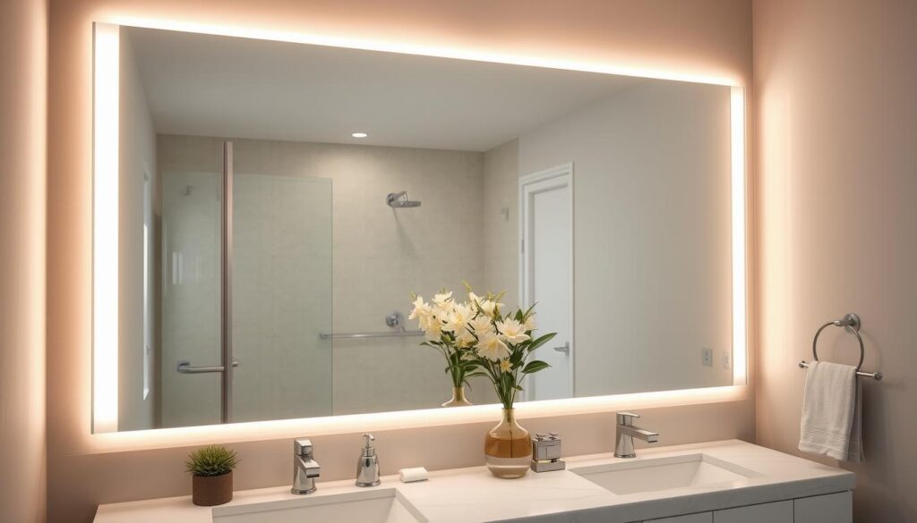 bathroom mirror lights