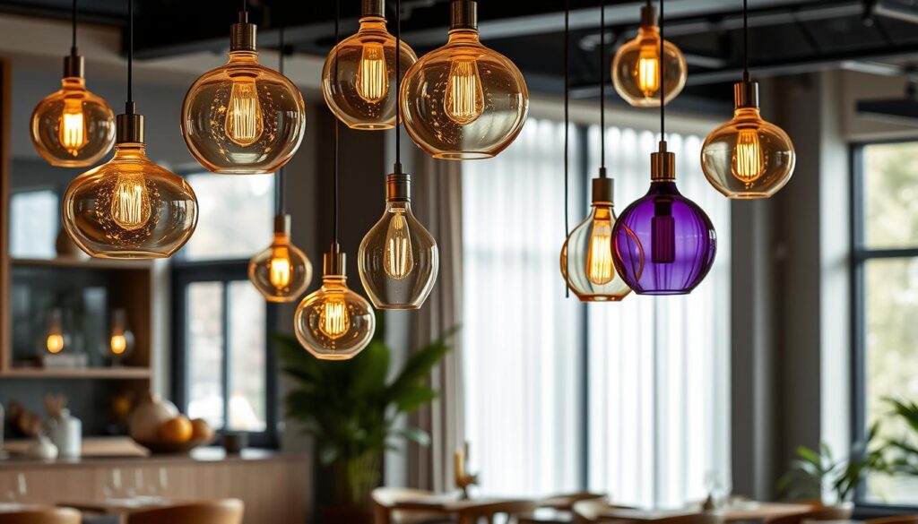 blown glass pendant lights